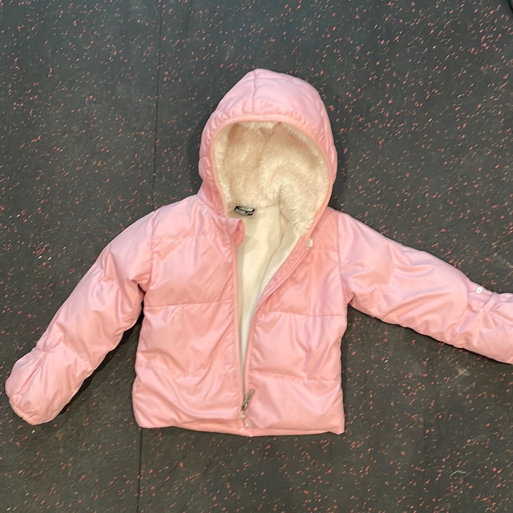 North Face Pink Infant Winter Jacket 12-18 months